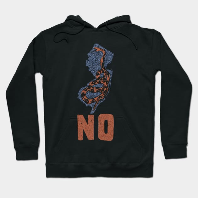 Vintage Gadsden Snake NJ "NO" Hoodie by PelagiosCorner